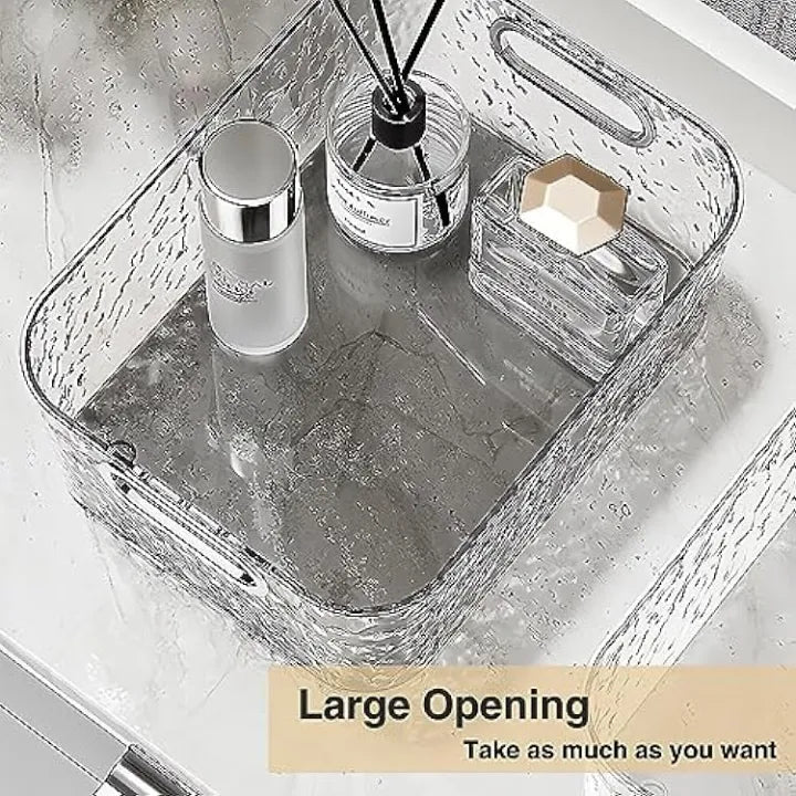 Acrylic Cosmetic Organizer with Handle
