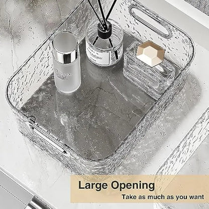 Acrylic Cosmetic Organizer with Handle