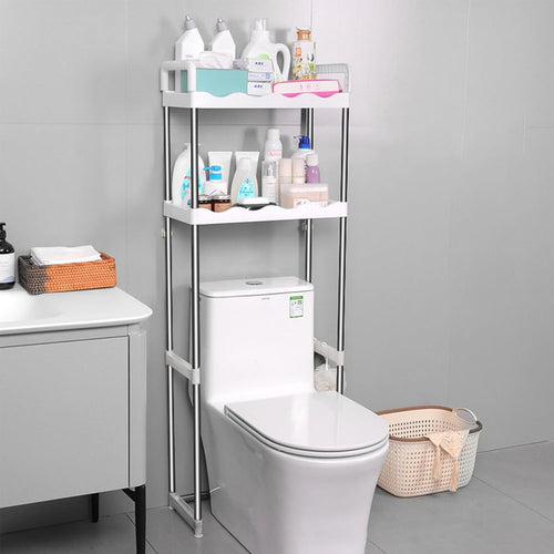 2 Tier Toilet Storage Rack Caamoad Shelf Stainless Steel