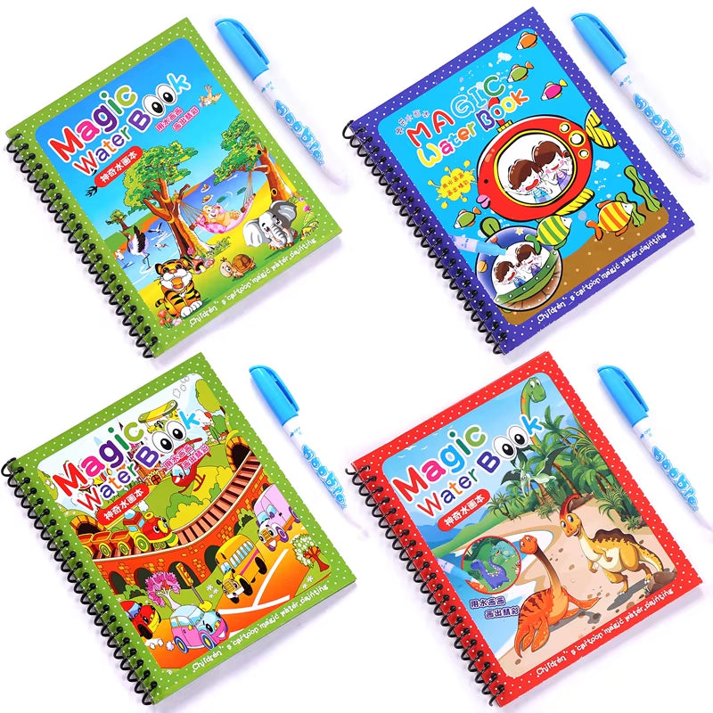 Magic Water Drawing Book