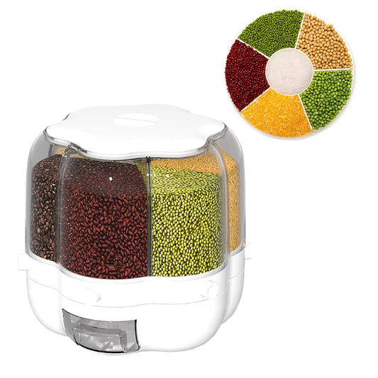 360° Rotating Grain And Cereal Dispenser