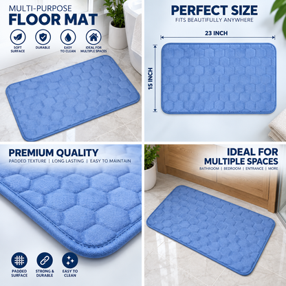 2PC Premium Padded Foam Floor Mat 23 × 15 Inch | Soft Multi-Purpose Mat