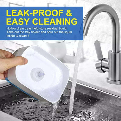 2 - in - 1 Dish Soap & Sponge Dispenser – Leak - Free Kitchen Soap Pump & Sponge Tray - Saadiq.pk