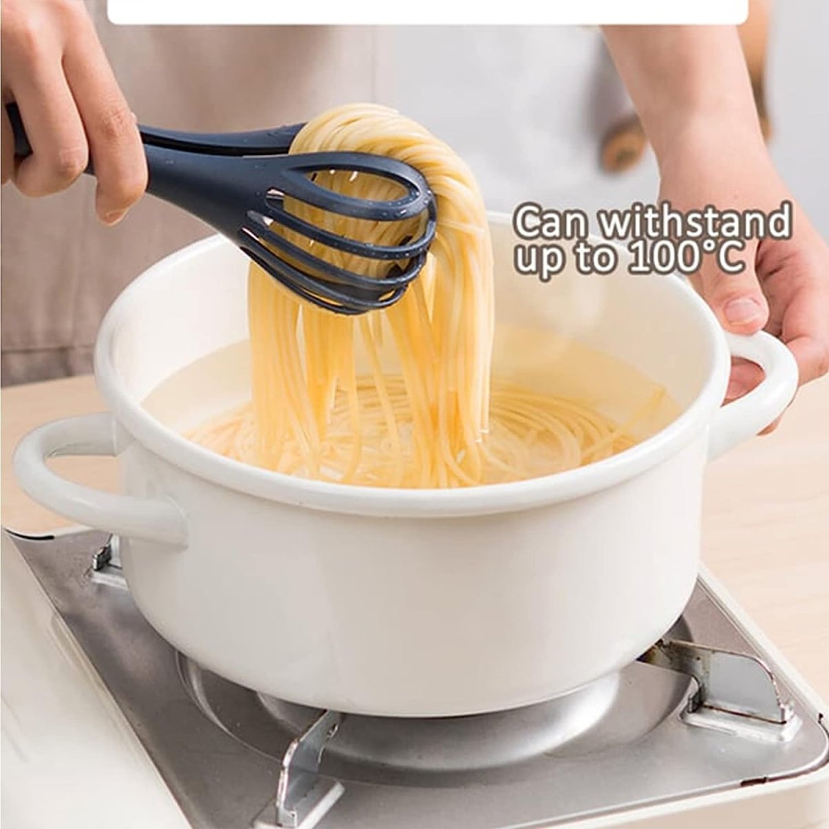 2 - in - 1 Egg Beater & Food Clip – Multipurpose Kitchen Tool - Saadiq.pk