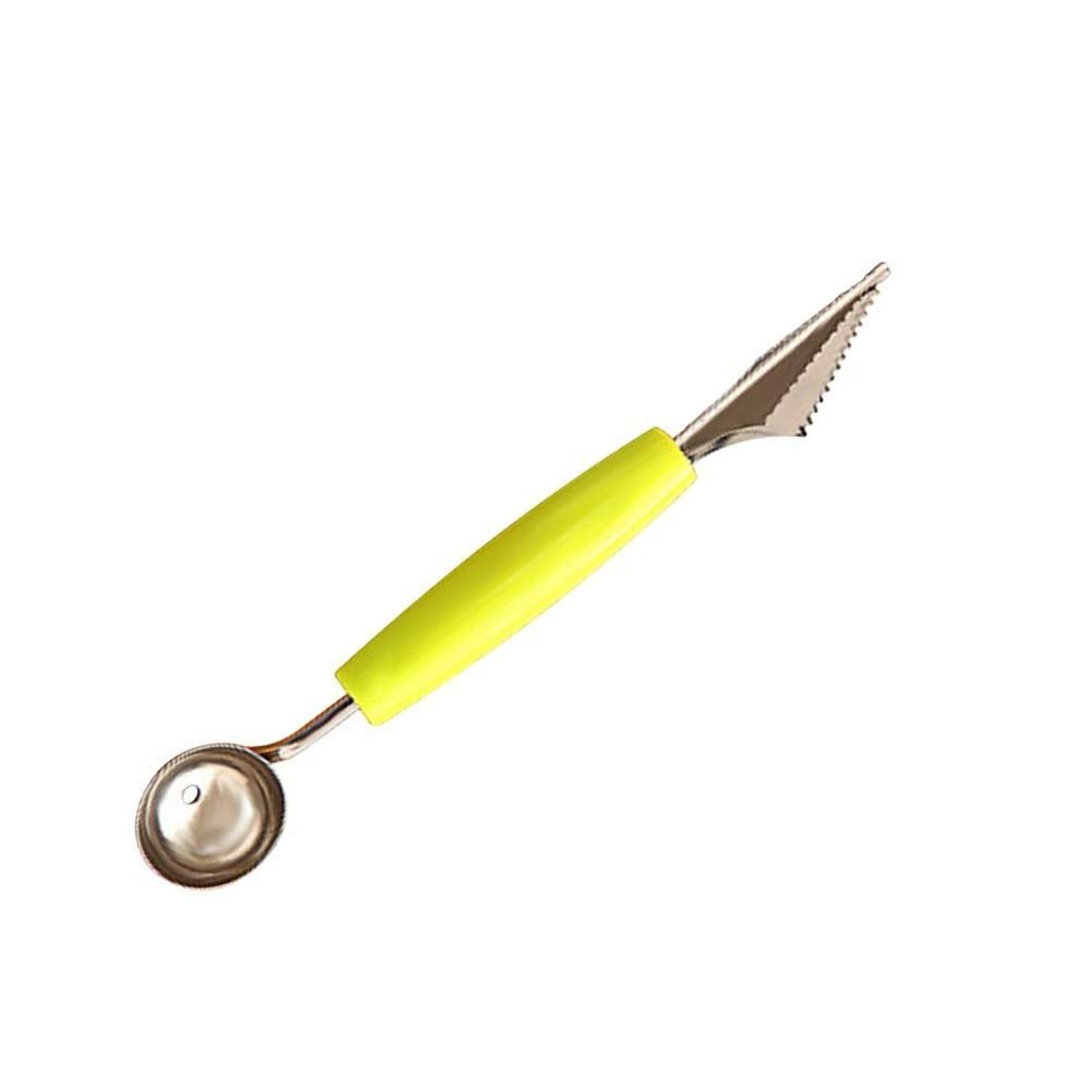 2 - in - 1 Fruit Carving Knife & Scoop – Stainless Steel Fruit Baller - Saadiq.pk