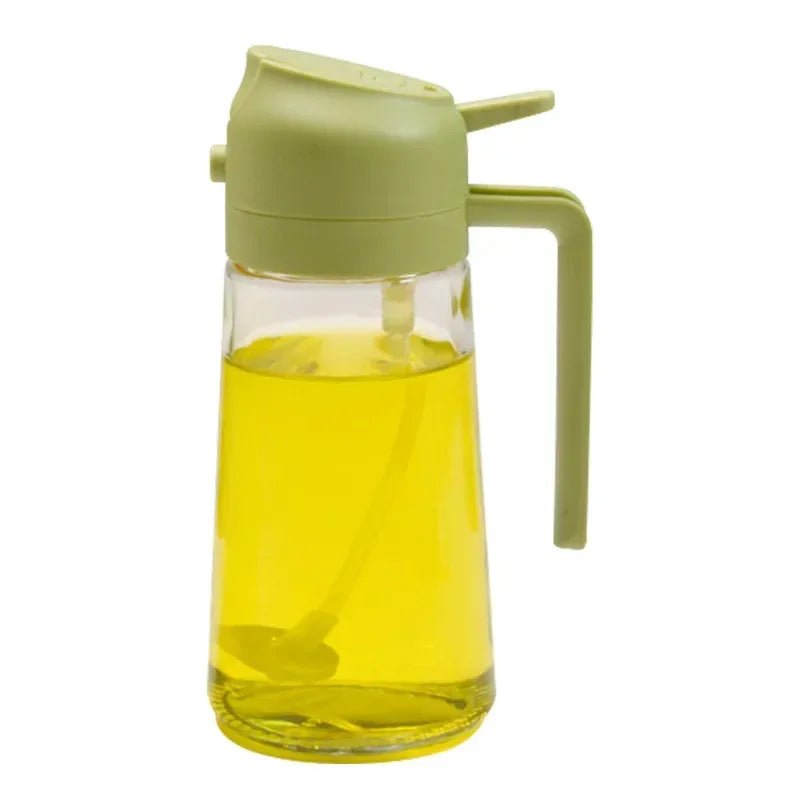 2 in 1 Leakproof Oil Dispenser Bottle for kitchen (500ML) - Saadiq.pk