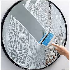 2 - in - 1 Window Cleaner Brush – Scrubber & Squeegee for Streak - Free Shine - Saadiq.pk