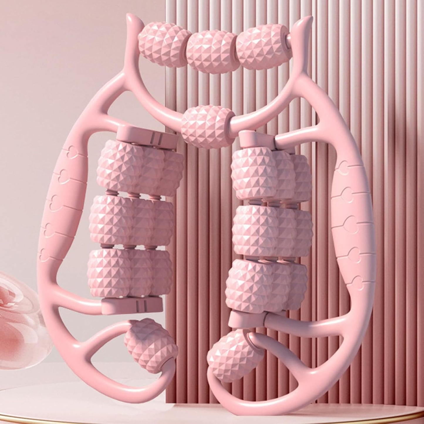 24‑Wheel Calf & Leg Muscle Relaxer | Manual Roller Massager for Pain Relief & Recovery