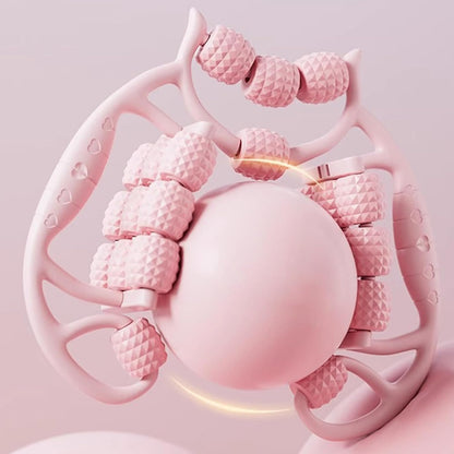 24‑Wheel Calf & Leg Muscle Relaxer | Manual Roller Massager for Pain Relief & Recovery