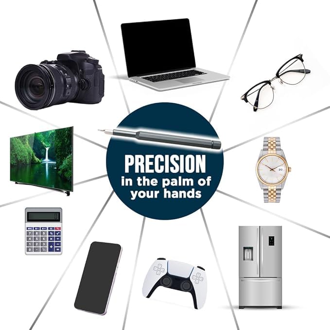 24‑in‑1 Compact Screwdriver Kit | High‑Precision Bits for Gadgets & Devices - Saadiq.pk