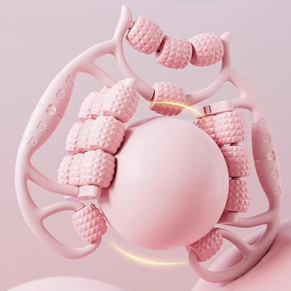 24‑Wheel Calf & Leg Muscle Relaxer | Manual Roller Massager for Pain Relief & Recovery - Saadiq.pk