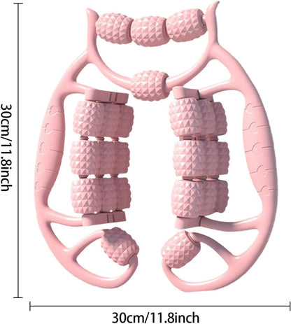 24‑Wheel Calf & Leg Muscle Relaxer | Manual Roller Massager for Pain Relief & Recovery - Saadiq.pk