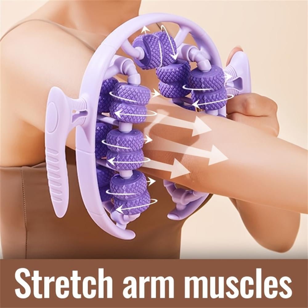 26 Roller Round Leg Massager Ring Clip Style - Saadiq.pk