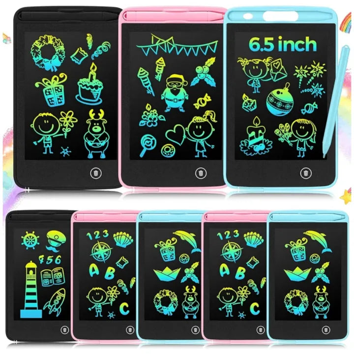 LCD Writing Tablet for Kids – Colorful Drawing Board 10-inch