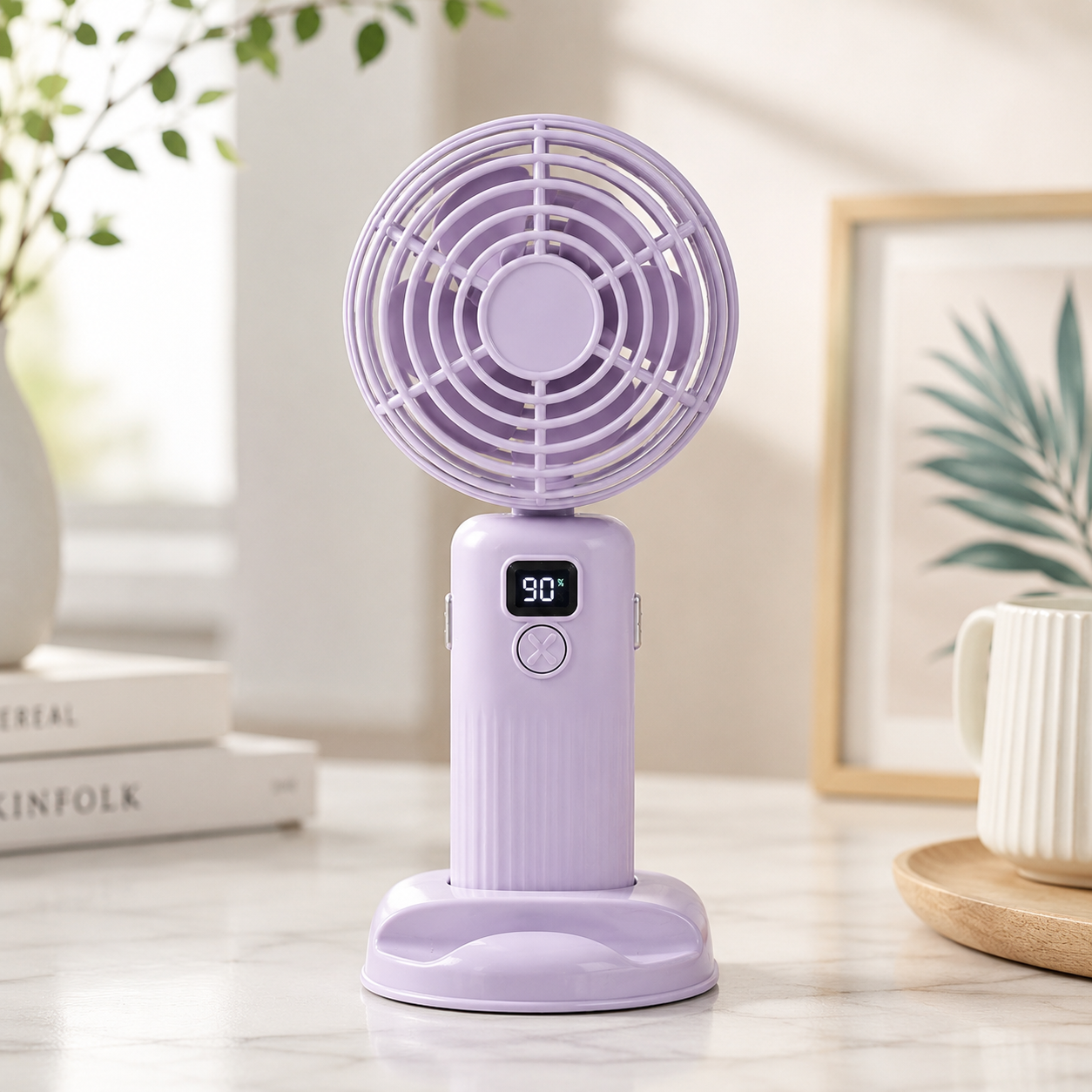 Silent rechargeable mini hand fan - Saadiq.pk