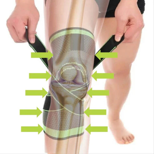 knee Support with adjustable strap for sport running