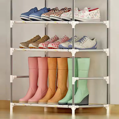 6-Layer Steel Shoe Rack Organizer – Durable & Space-Saving Storage