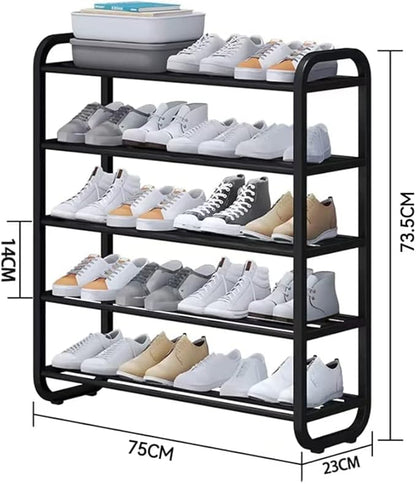 5-Layer Shoe Rack Door Shoe Organizer – Space-Saving Shoe Storage Solution