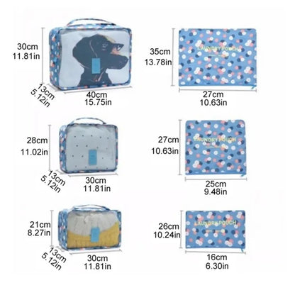 6in1 Travel Organizer Bags - Space‑Saving Suitcase Organizer Set