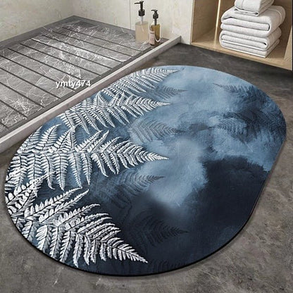 2PC Anti‑Slip Bathroom Mat – Fast‑Drying, Water‑Absorbent Floor Mat (Large 2.25 x 1.5 ft) - Saadiq.pk