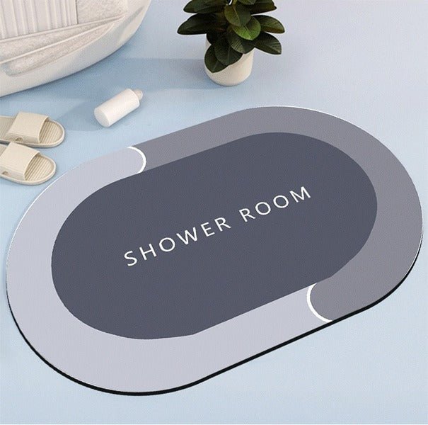 2PC Anti‑Slip Bathroom Mat – Fast‑Drying, Water‑Absorbent Floor Mat (Large 2.25 x 1.5 ft) - Saadiq.pk