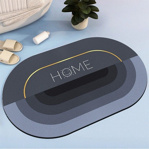 2PC Anti‑Slip Bathroom Mat – Fast‑Drying, Water‑Absorbent Floor Mat (Large 2.25 x 1.5 ft) - Saadiq.pk