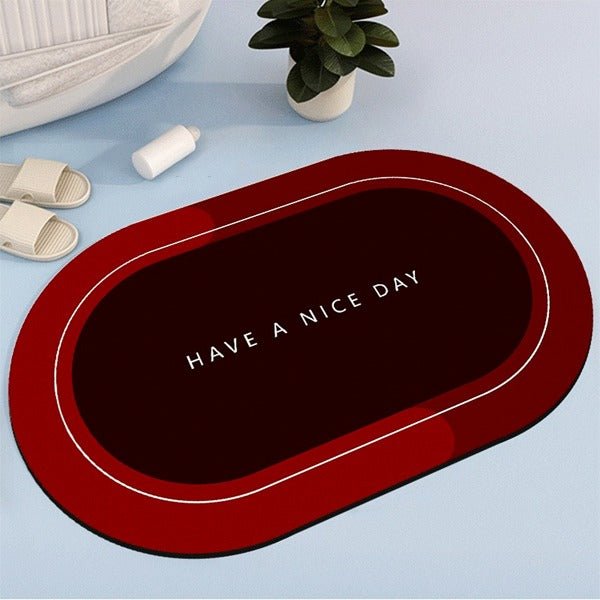 2PC Anti‑Slip Bathroom Mat – Fast‑Drying, Water‑Absorbent Floor Mat (Large 2.25 x 1.5 ft) - Saadiq.pk