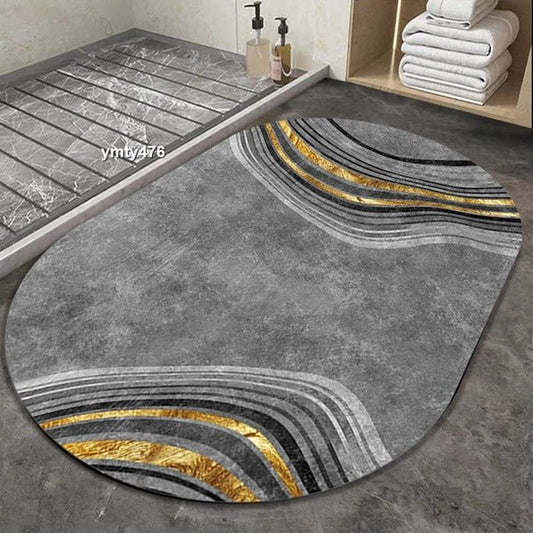 2PC Anti‑Slip Bathroom Mat – Fast‑Drying, Water‑Absorbent Floor Mat (Large 2.25 x 1.5 ft) - Saadiq.pk