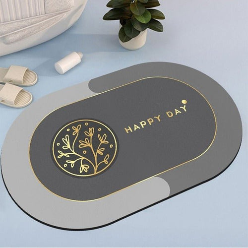 2PC Anti‑Slip Bathroom Mat – Fast‑Drying, Water‑Absorbent Floor Mat (Large 2.25 x 1.5 ft) - Saadiq.pk