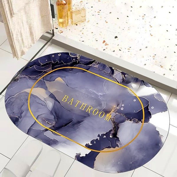 anti slip bathroom mat fast drying water absorbent