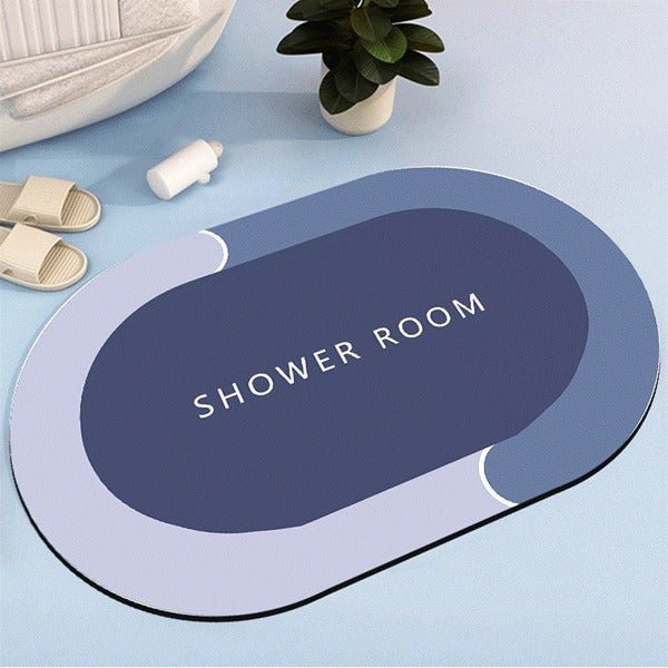 2PC Anti‑Slip Bathroom Mat – Fast‑Drying, Water‑Absorbent Floor Mat (Large 2.25 x 1.5 ft) - Saadiq.pk