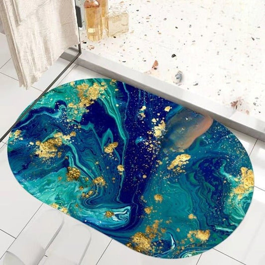 2PC Anti‑Slip Bathroom Mat – Fast‑Drying, Water‑Absorbent Floor Mat (Large 2.25 x 1.5 ft) - Saadiq.pk