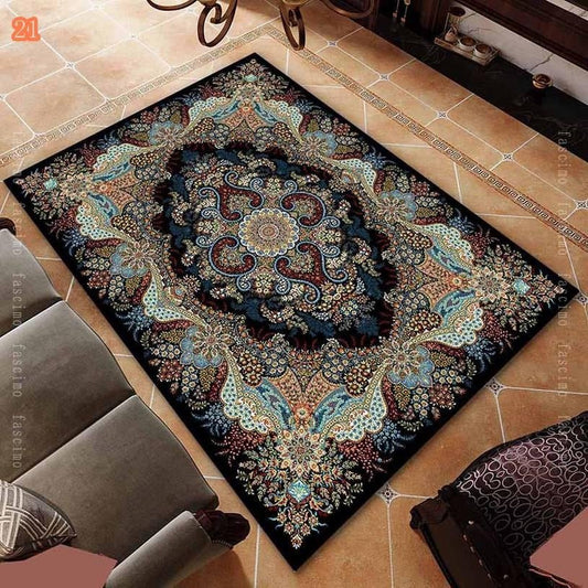 2PC Anti‑Slip Design Bathroom Mat – Fast‑Drying, Water‑Absorbent Floor Mat – Large Square - Saadiq.pk