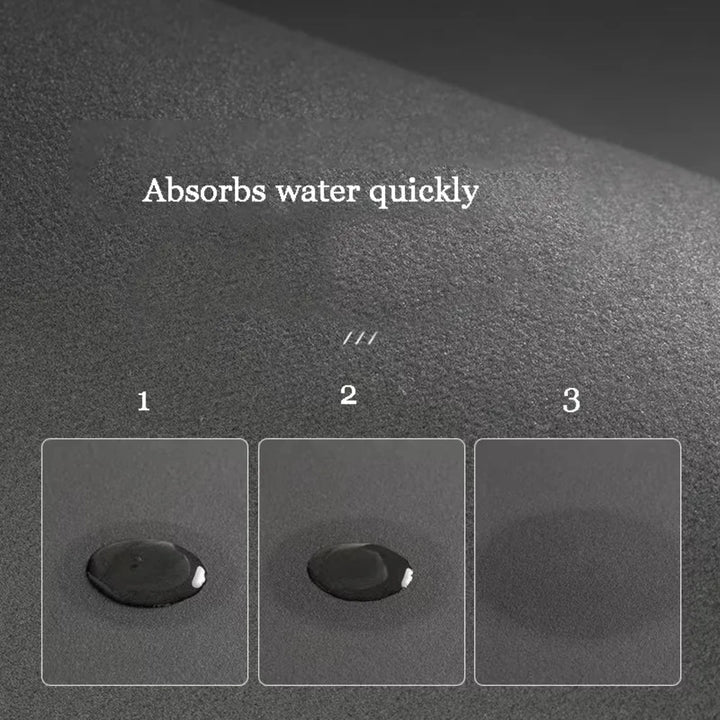 2PC Anti‑Slip Design Bathroom Mat – Fast‑Drying, Water‑Absorbent Floor Mat – Large Square - Saadiq.pk