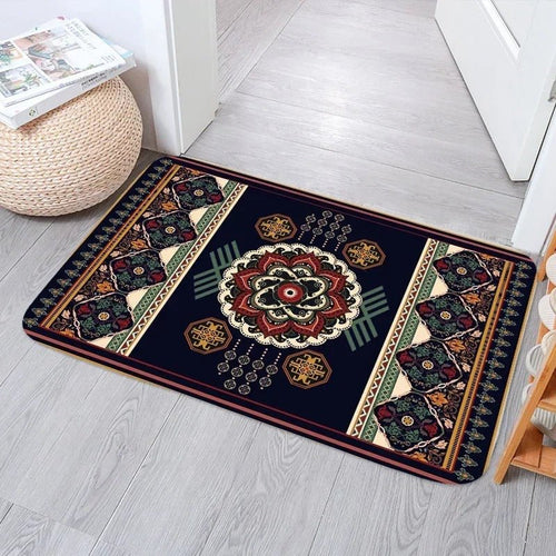2PC Anti‑Slip Design Bathroom Mat – Fast‑Drying, Water‑Absorbent Floor Mat – Large Square - Saadiq.pk