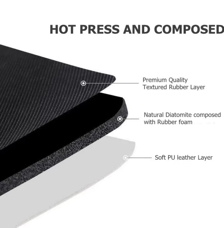 2PC Anti‑Slip Design Bathroom Mat – Fast‑Drying, Water‑Absorbent Floor Mat – Large Square - Saadiq.pk