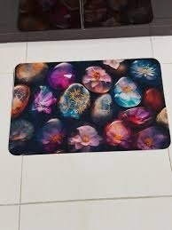 2PC Anti‑Slip Design Bathroom Mat – Fast‑Drying, Water‑Absorbent Floor Mat – Large Square - Saadiq.pk