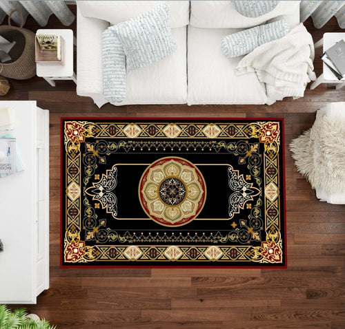 2PC Anti‑Slip Design Bathroom Mat – Fast‑Drying, Water‑Absorbent Floor Mat – Large Square - Saadiq.pk