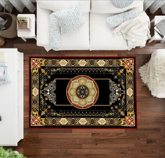 2PC Anti‑Slip Design Bathroom Mat – Fast‑Drying, Water‑Absorbent Floor Mat – Large Square - Saadiq.pk