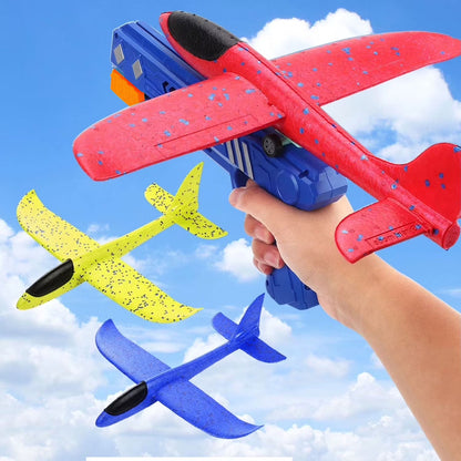 Airplane Launcher Gun for Kids - Foam Glider Airplane Launcher Gun for Kids