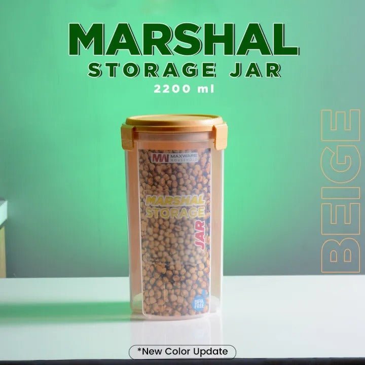 3 - in - 1 Airtight Storage Jar with 3 Portion Compartments – Multi - Purpose Kitchen Container - Saadiq.pk