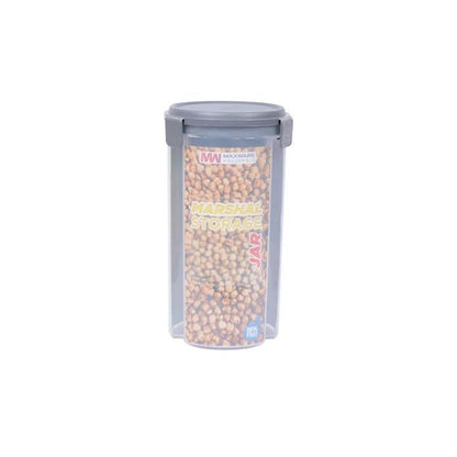 3 - in - 1 Airtight Storage Jar with 3 Portion Compartments – Multi - Purpose Kitchen Container - Saadiq.pk