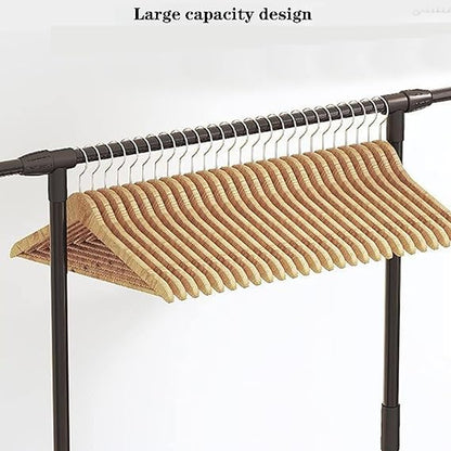 3 - Layer Attachable Clothes Organizer with Wheels | Multi - Tier Laundry Drying Rack | Space - Saving Clothes Dryer Stand - Saadiq.pk