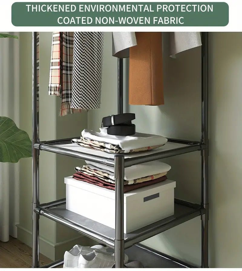 3 - Layer Corner Clothes Rack – Space - Saving Organizer - Saadiq.pk