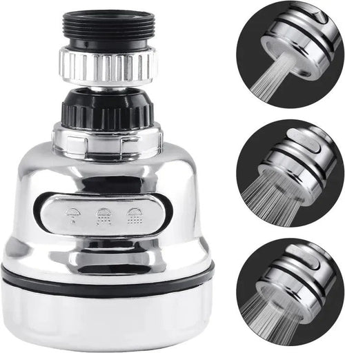 3 Mode Faucet Tap – Adjustable Kitchen Sink Water Saving Nozzle - Saadiq.pk