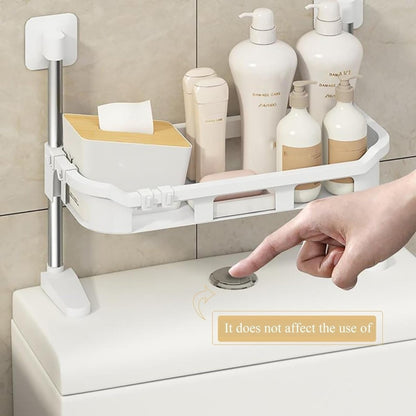 3 - Tier Multifunctional Toilet Shelf – Over - The - Toilet Bathroom Organizer - Saadiq.pk