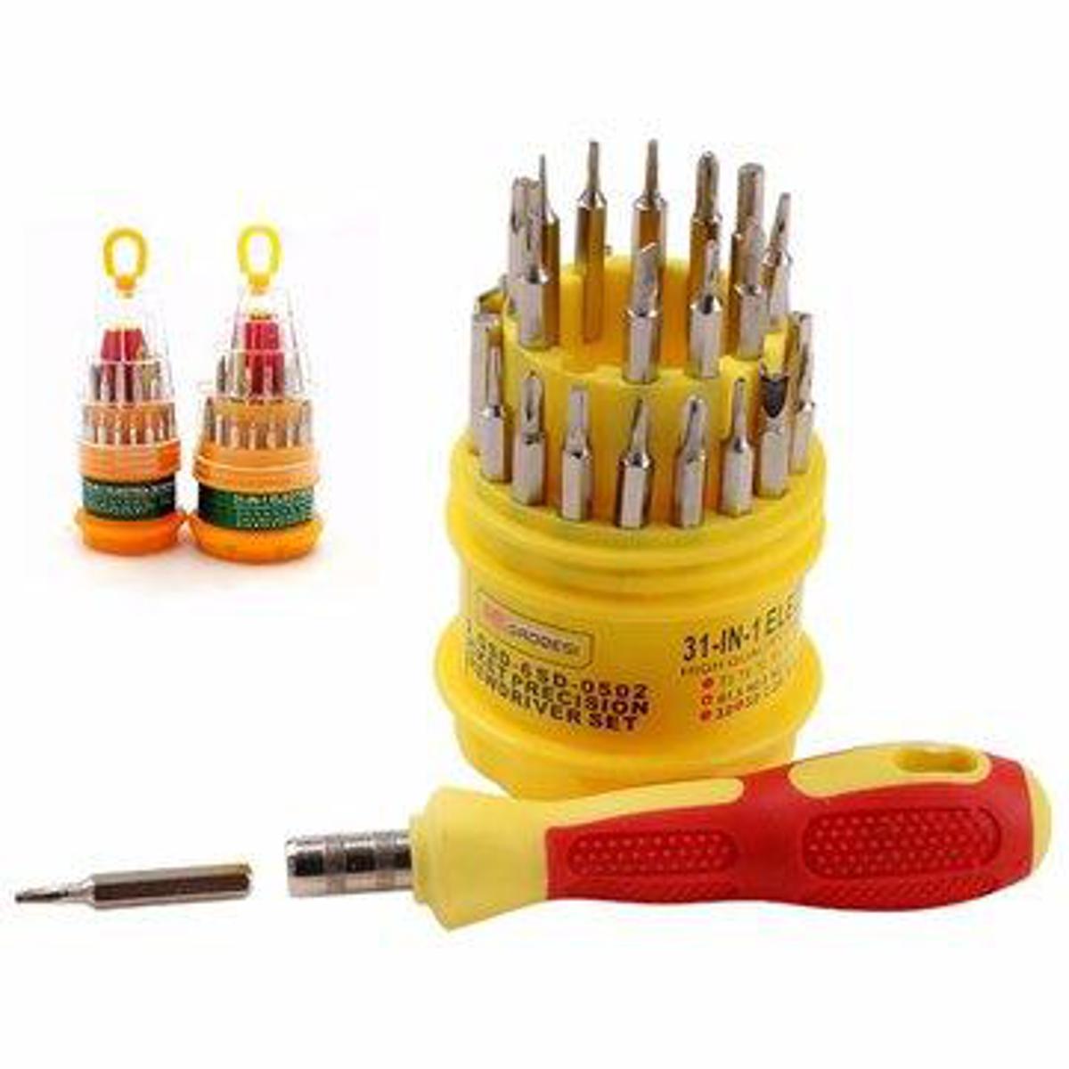 31 in 1 Electronic Precise Manual Screw Driver Tools Set - Saadiq.pk