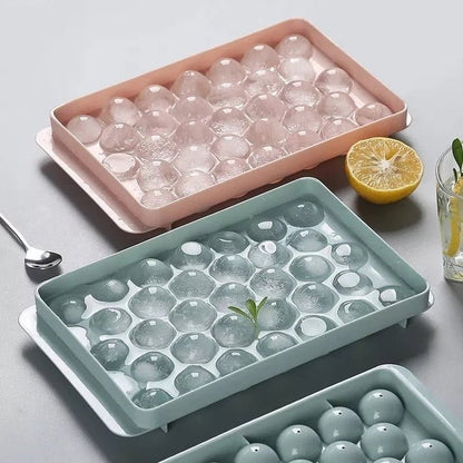 33 Ball Ice Cube Tray – Round Ice Mold with Easy Release Design - Saadiq.pk