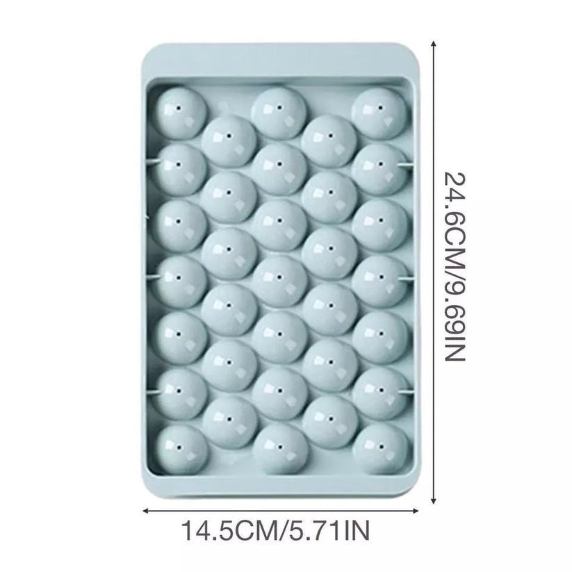 33 Ball Ice Cube Tray – Round Ice Mold with Easy Release Design - Saadiq.pk