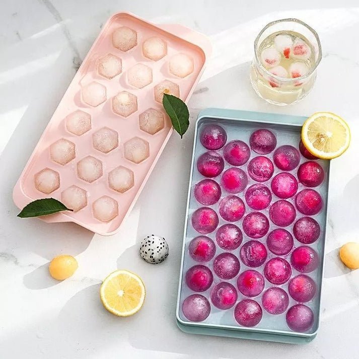 33 Ball Ice Cube Tray – Round Ice Mold with Easy Release Design - Saadiq.pk